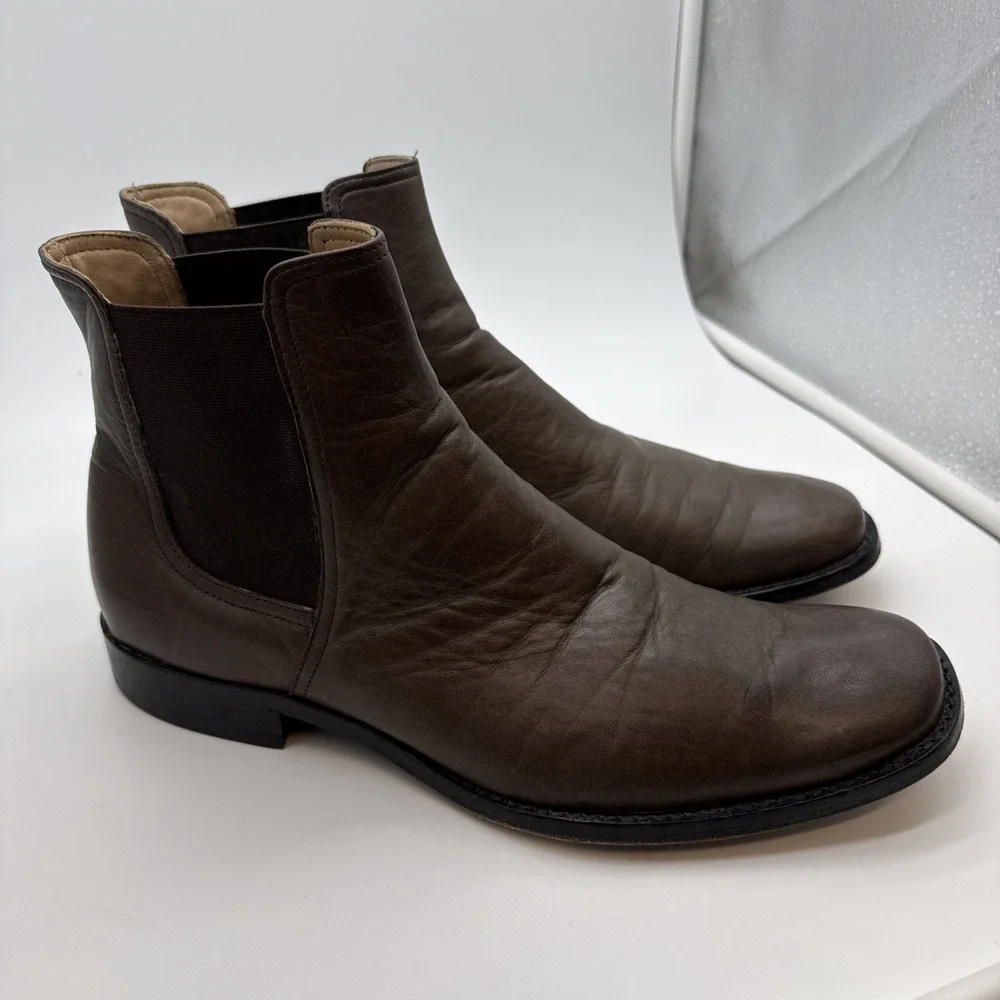Kenneth Cole True Story Chelsea Boot Mens Size 10M Brown Leather Business/Casual